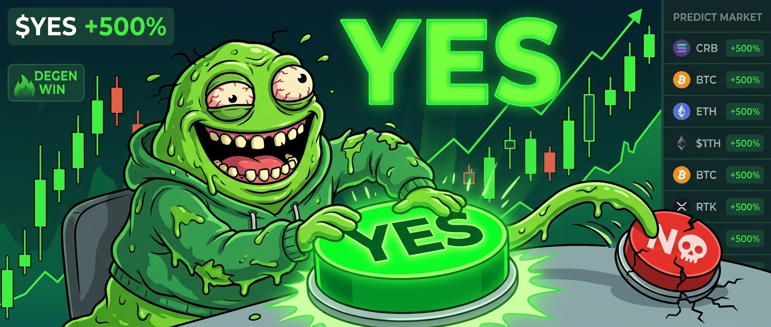 Blob mode trading banner