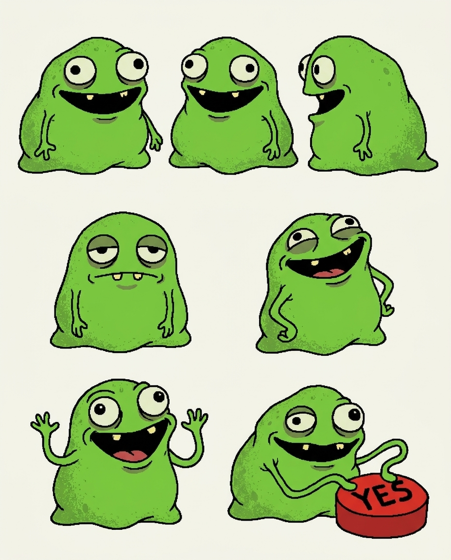 YesBlob character sheet