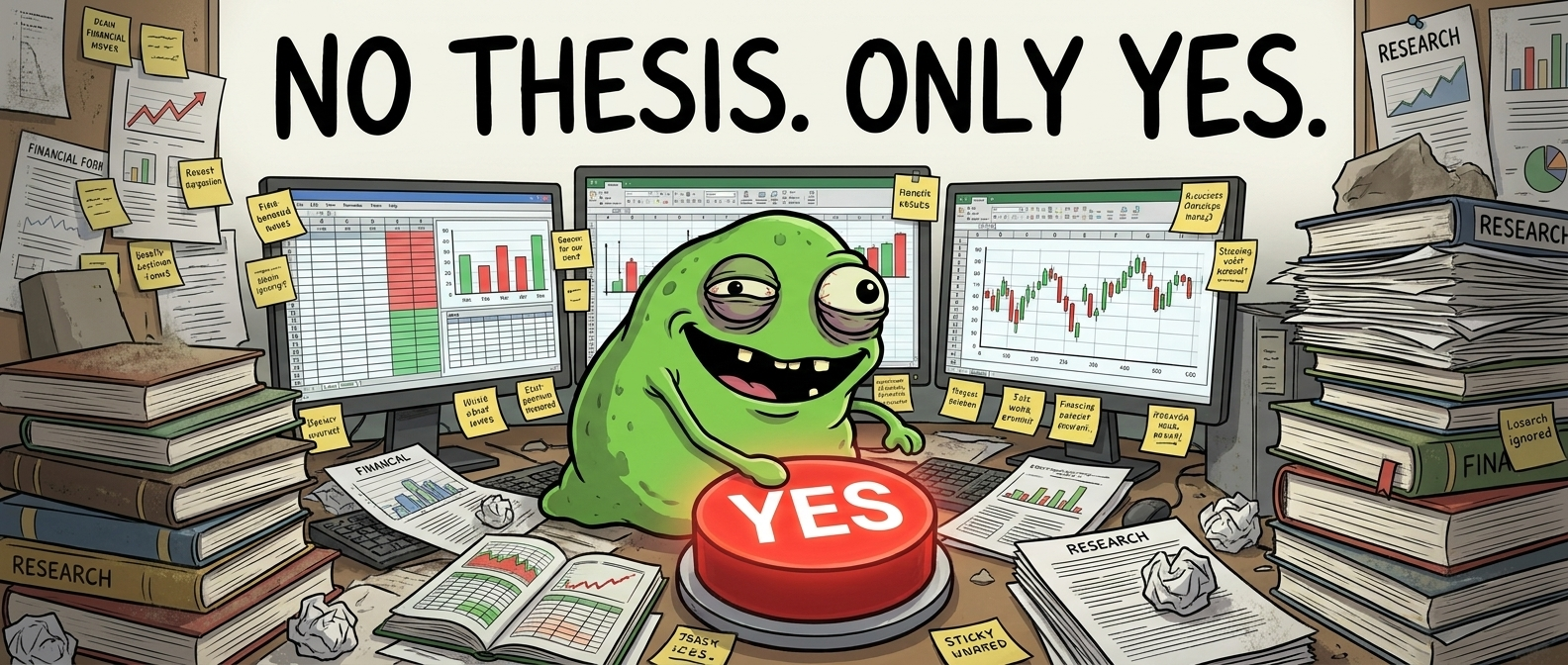 No thesis, only yes scene